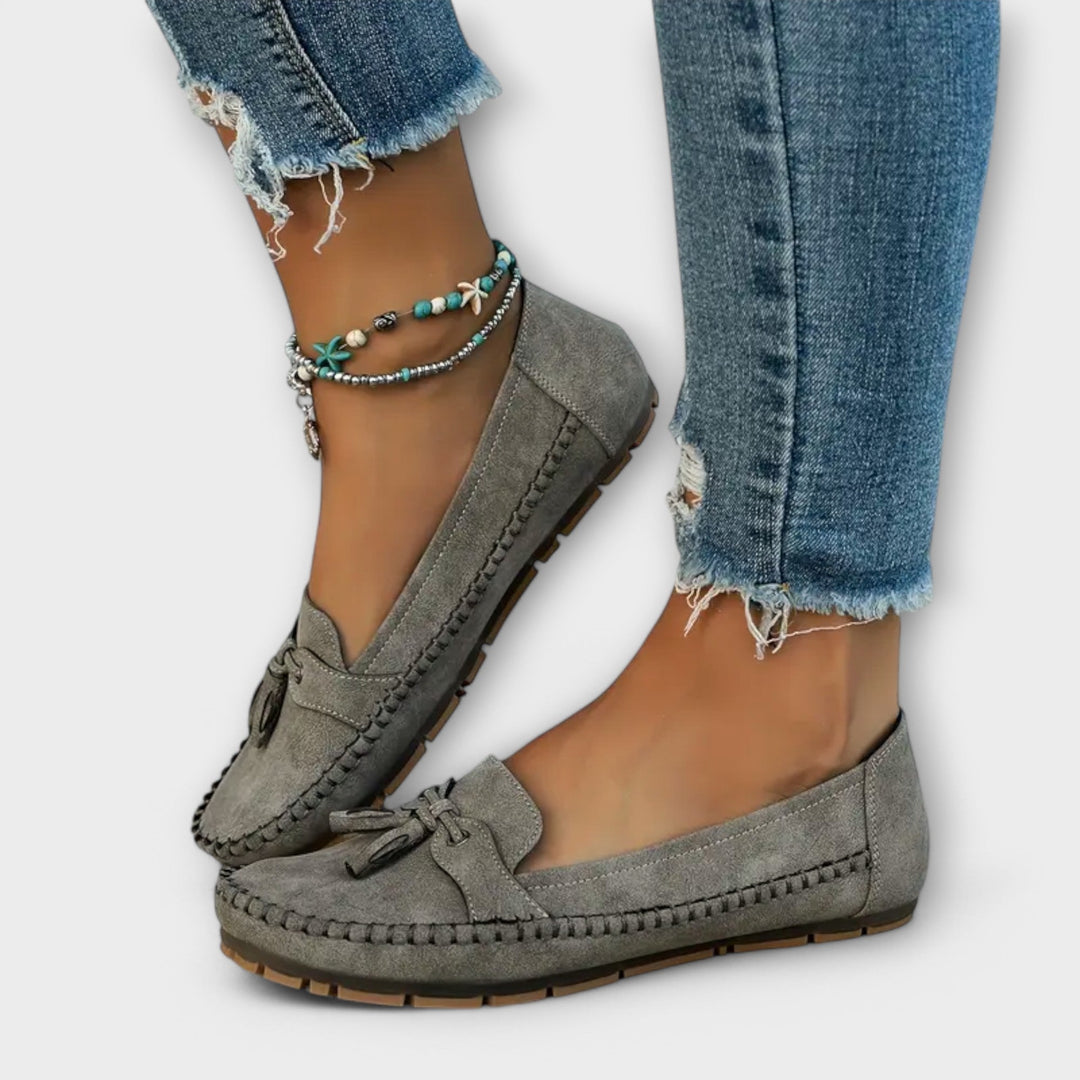 Teresa - Leather Moccasins