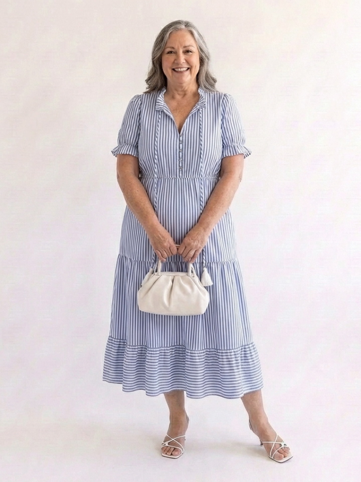 Dakato Short Sleeve Midi Dress