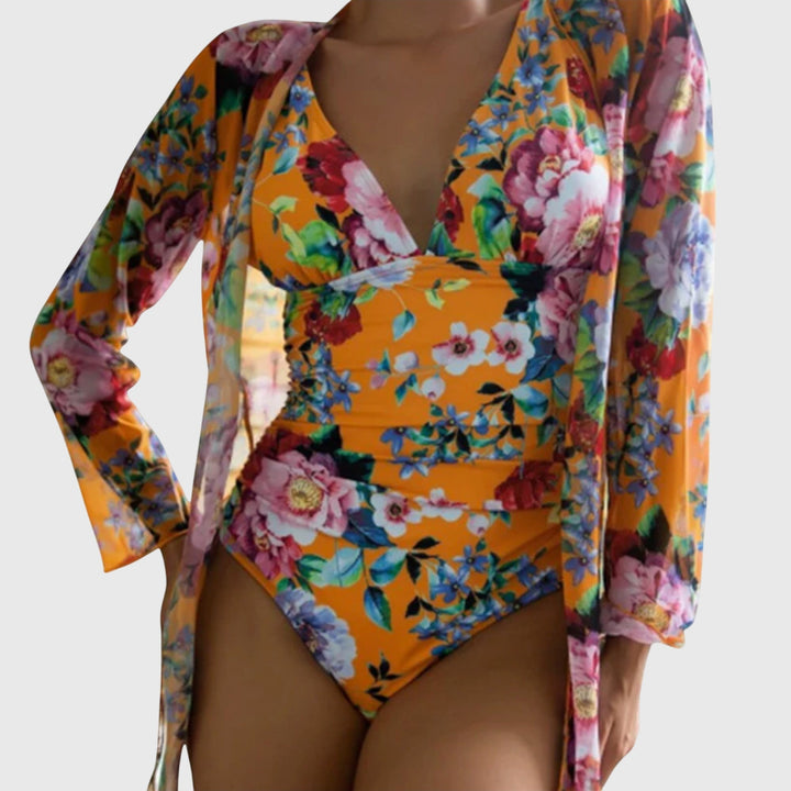 Chic Summer Swimsuit in Navy