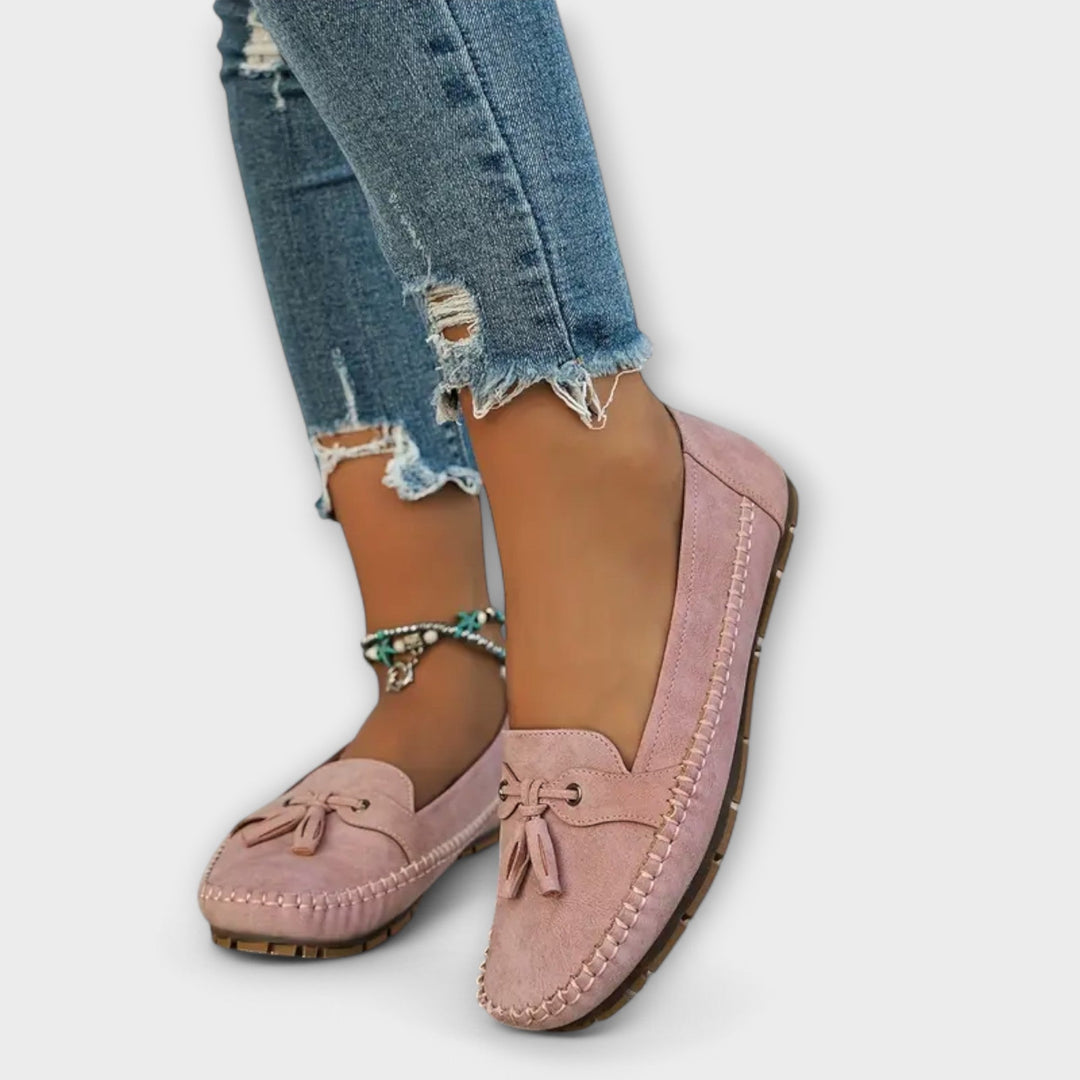 Teresa - Leather Moccasins
