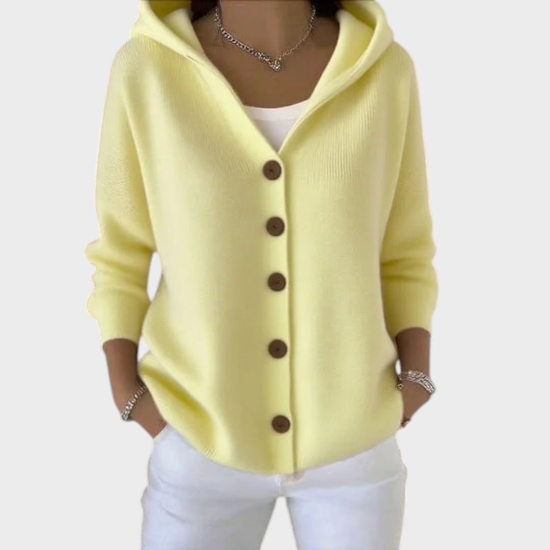 Joana - Knitted Jacket with Hood