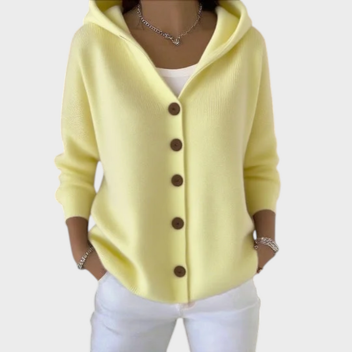 Joana - Knitted Jacket with Hood