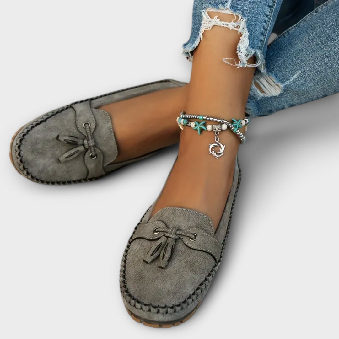 Teresa - Leather Moccasins