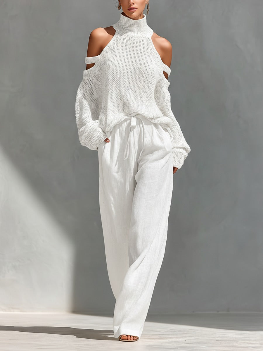 Camilla | Modern Knit and Linen Set