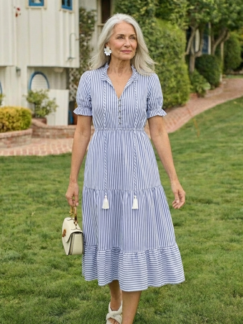 Dakato Short Sleeve Midi Dress