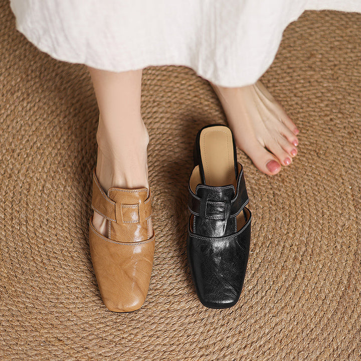 Ivora | Leather Mules