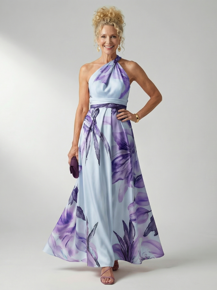 Light Floral Maxi Dress Amiel