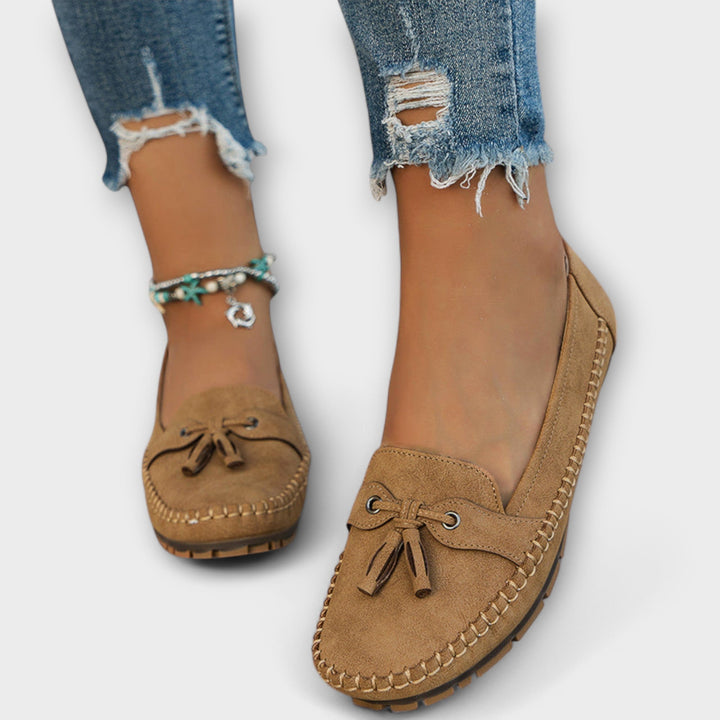 Teresa - Leather Moccasins
