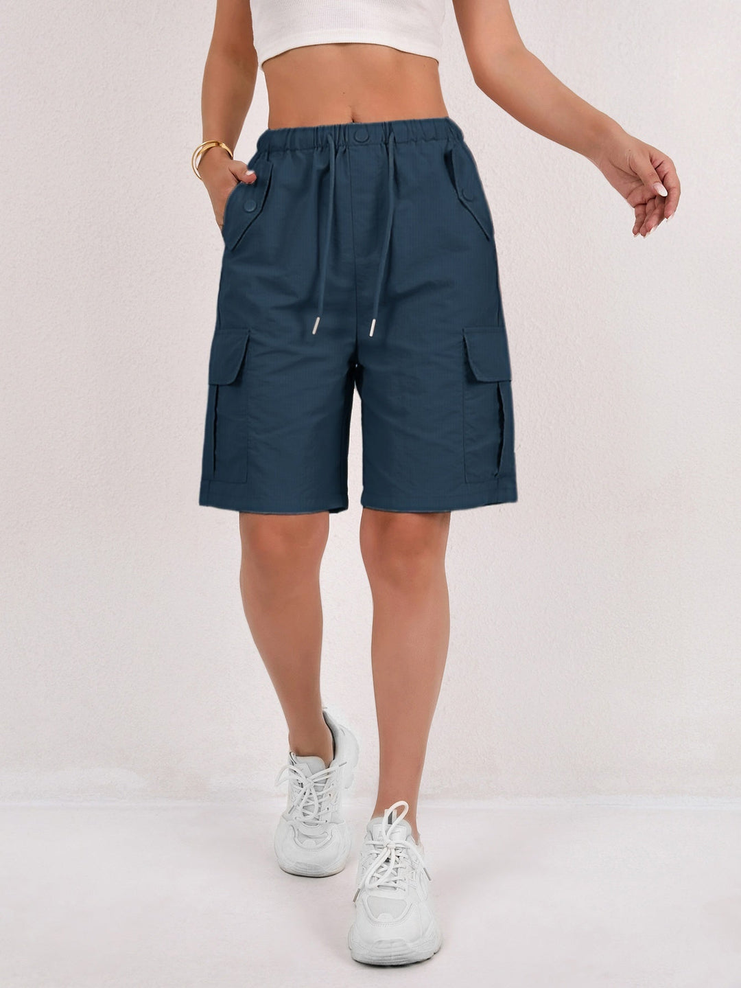 Lightweight Quick-Dry Cargo Shorts Daisy