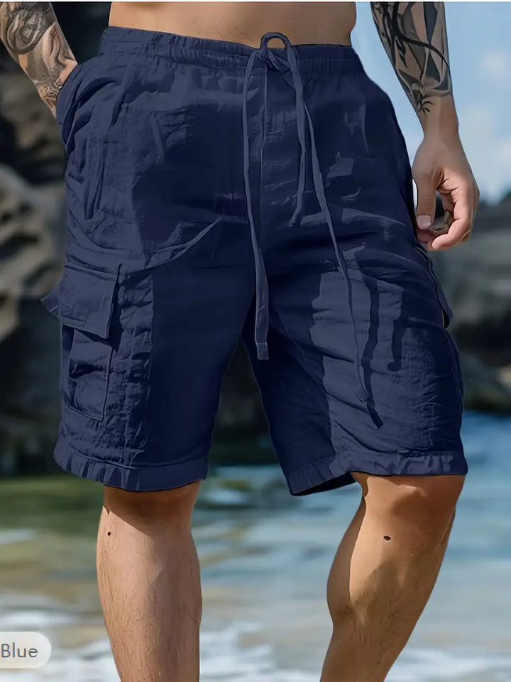 Breathable Shorts with Elastic Waistband