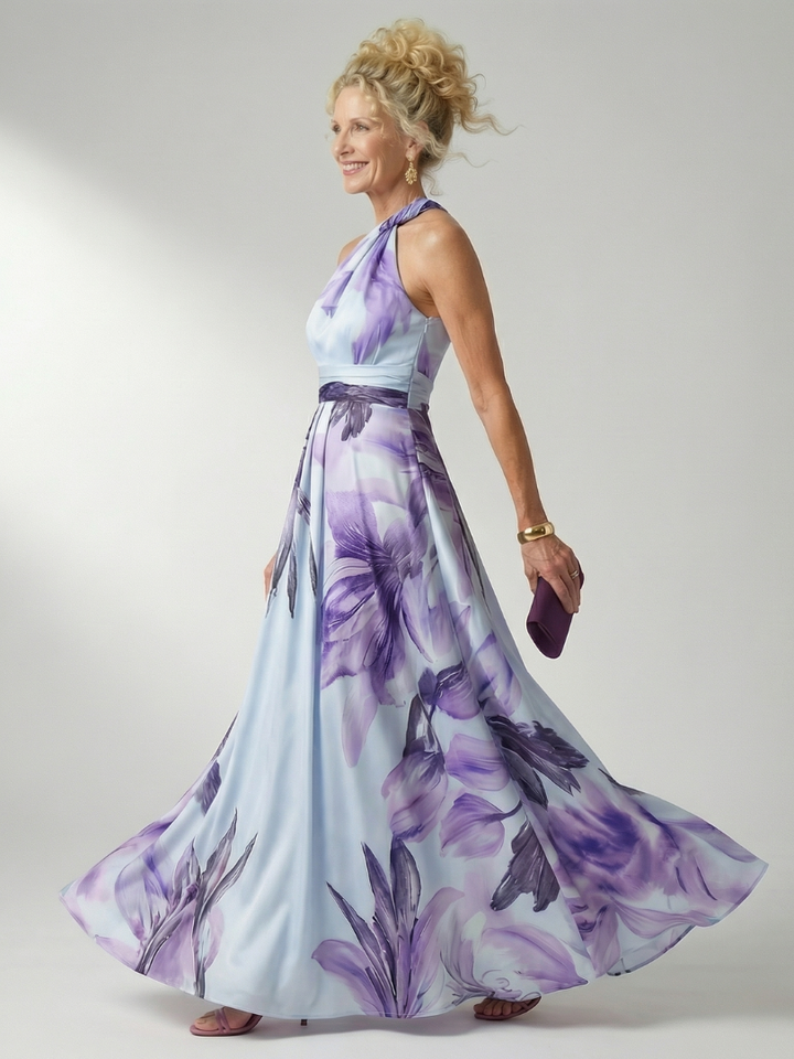 Light Floral Maxi Dress Amiel