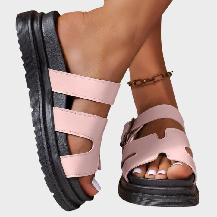 Rosinha - Orthopedic sandals with H-shaped design for comfort and support