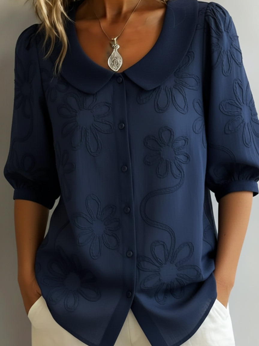 Aurélie™ | Lightweight blouse with floral pattern