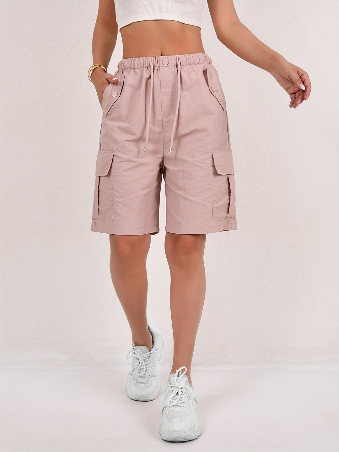 Lightweight Quick-Dry Cargo Shorts Daisy