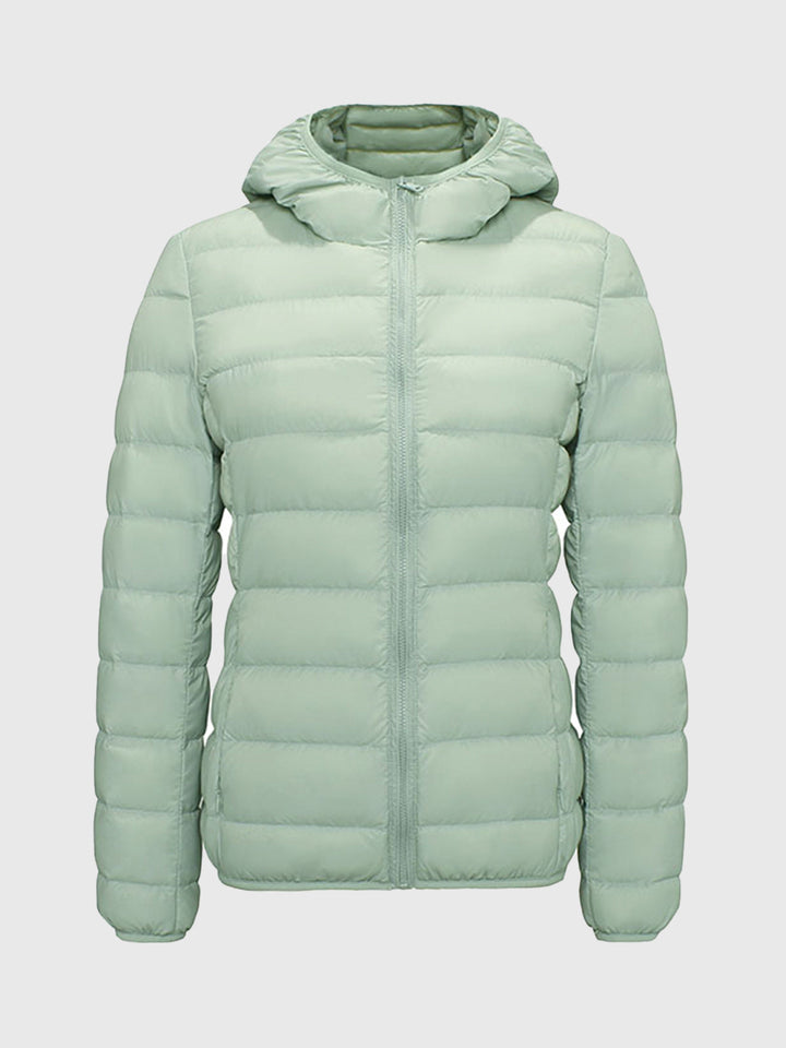 Lightweight Puffer Jacket with Down Filling
