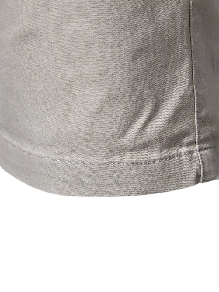 Cotton Shorts with Pockets