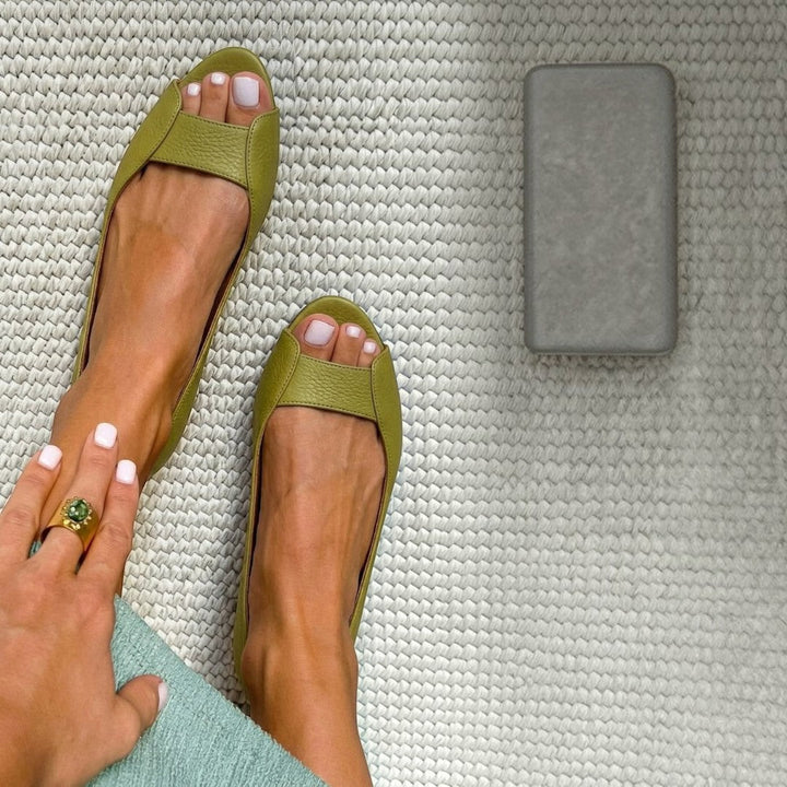 Adelina | Golden Sandals, Chic Comfort and Elegance