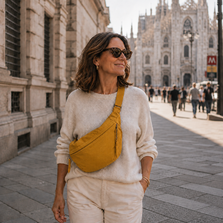Luce | Ocher Shoulder Bag
