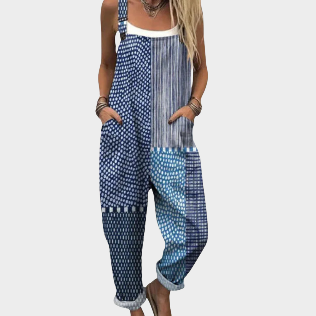 VERLAINE | Comfortable Printed Overalls