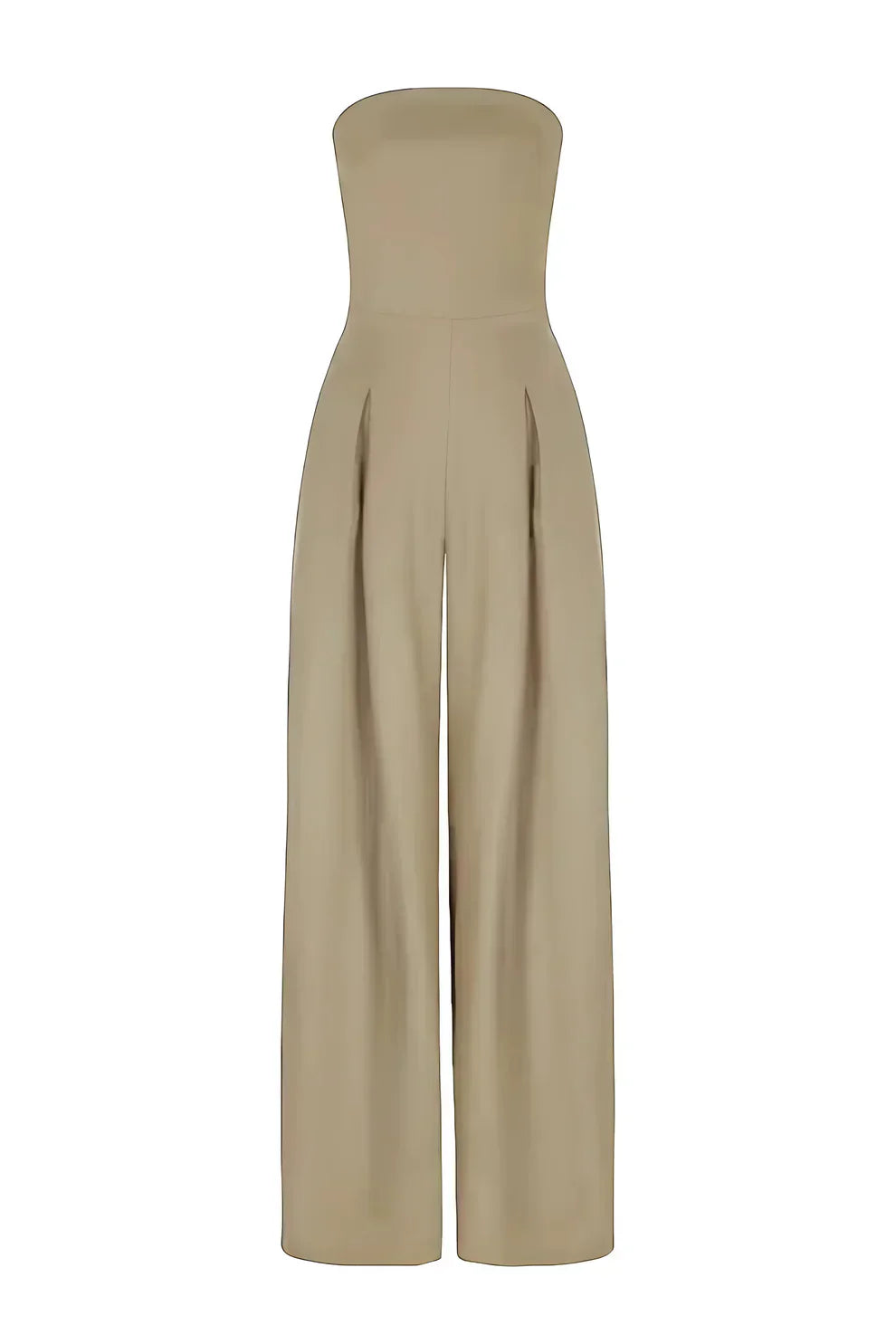 Elise | Strapless Jumpsuit with Wide Legs