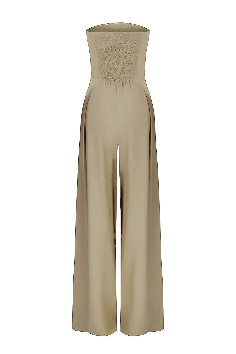 Elise | Strapless Jumpsuit with Wide Legs