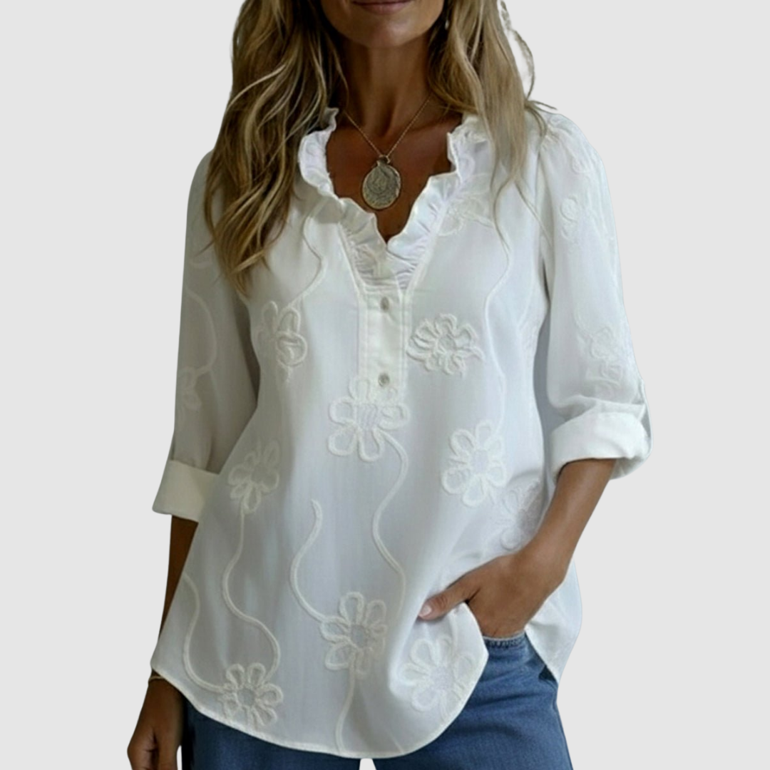 Lili™ - Blouse with Embroidered Details