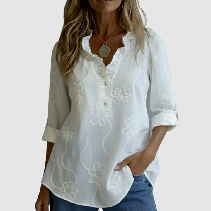 Lili™ - Blouse with Embroidered Details
