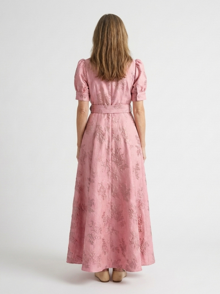 Xanthea Floral Maxi Shirt Dress