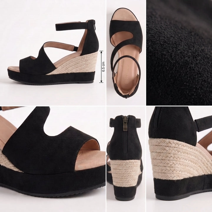 Monica | Wedge Espadrille for Summer with Closure