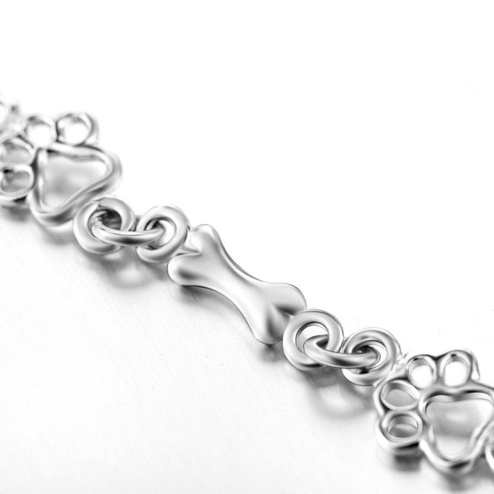 The "Eternal Bow" Bracelet with Paws and Bones
