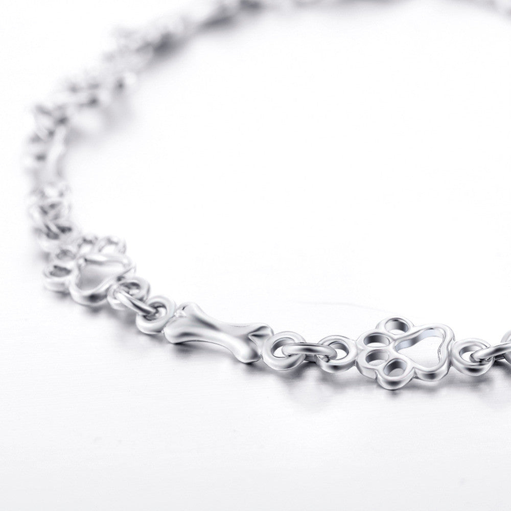 The "Eternal Bow" Bracelet with Paws and Bones