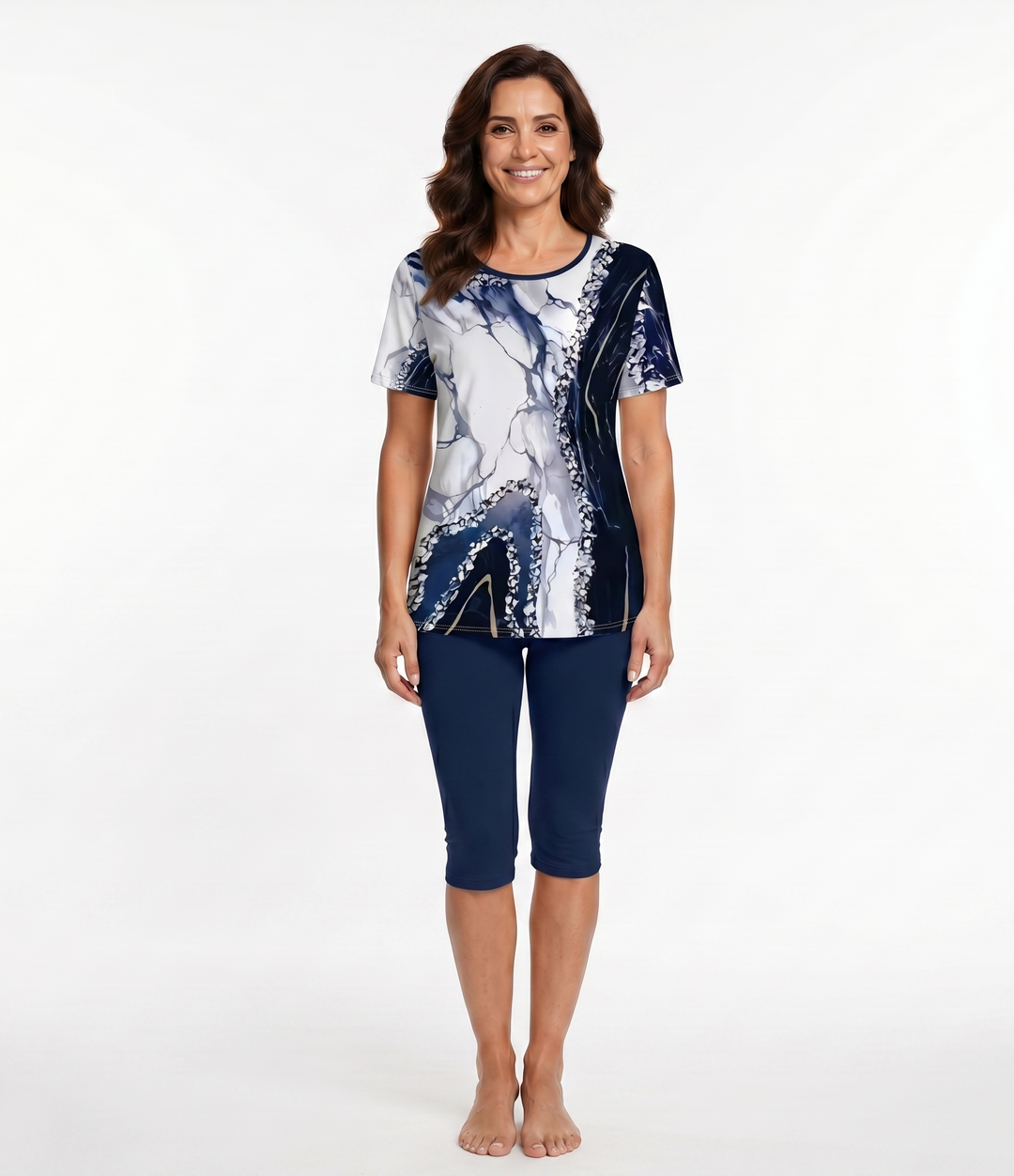 Luna™ | Printed Two-Piece Stretch Set