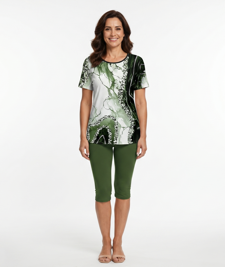 Luna™ | Printed Two-Piece Stretch Set