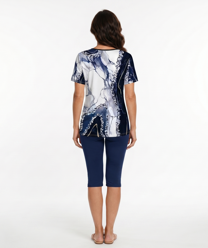 Luna™ | Printed Two-Piece Stretch Set