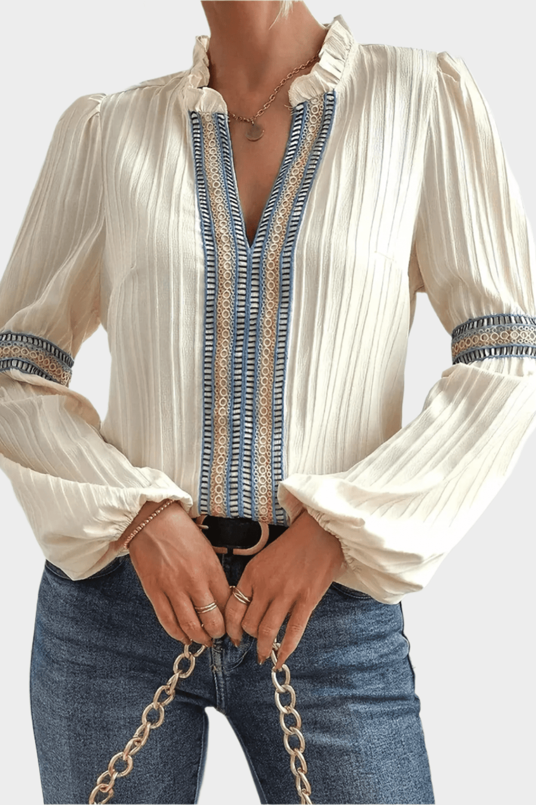 Henriette | V-Neck Blouse