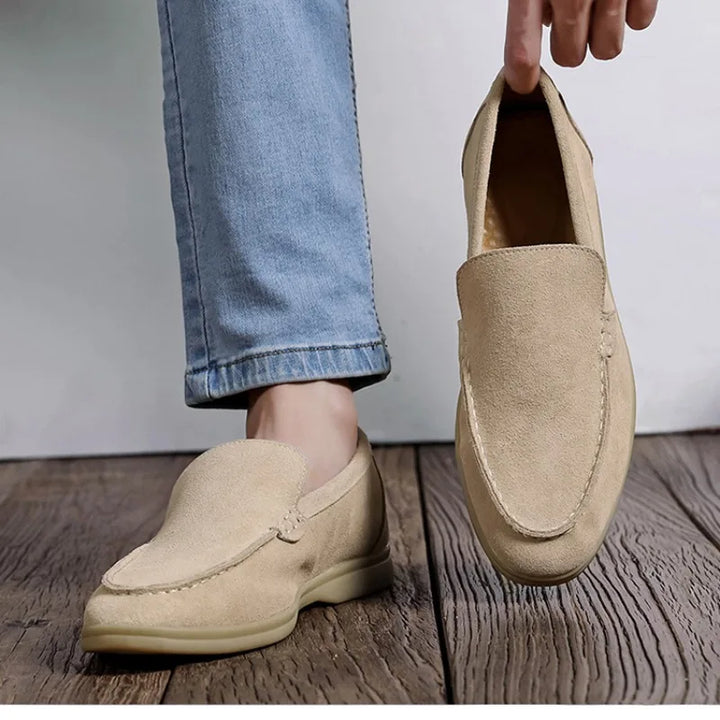 Suede Loafers