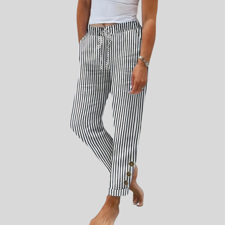 Raquelle - Relaxed Striped Pants