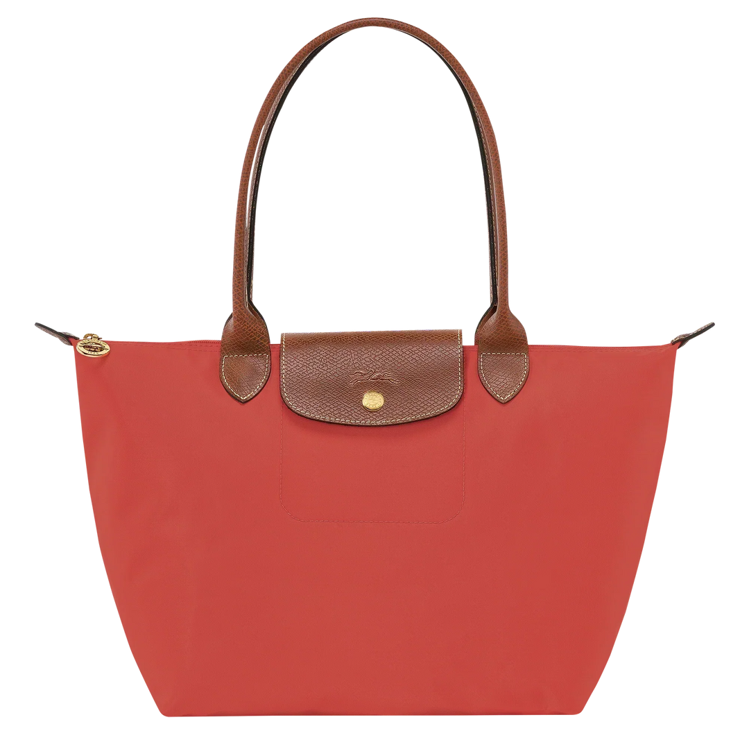 Madeleine | Medium Tomato Red Foldable Tote Bag
