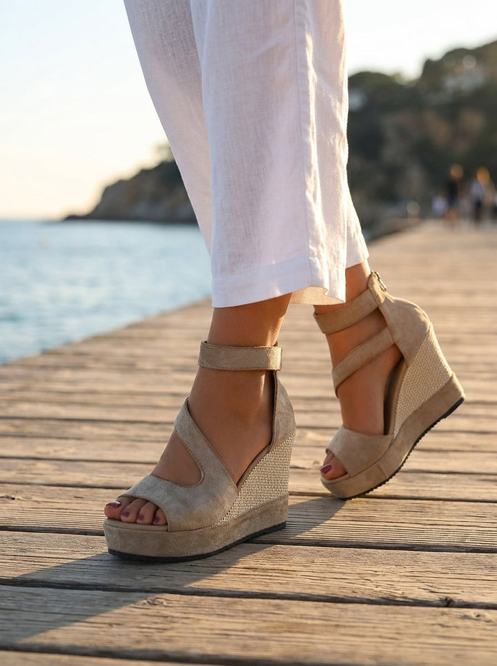 Monica | Wedge Espadrille for Summer with Closure