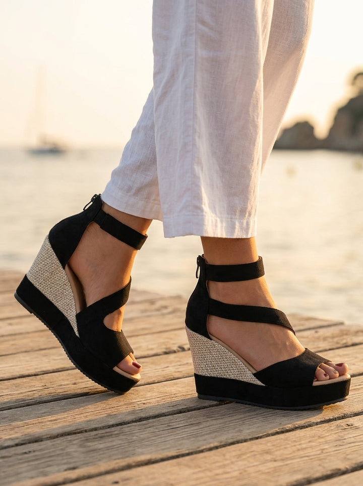 Monica | Wedge Espadrille for Summer with Closure