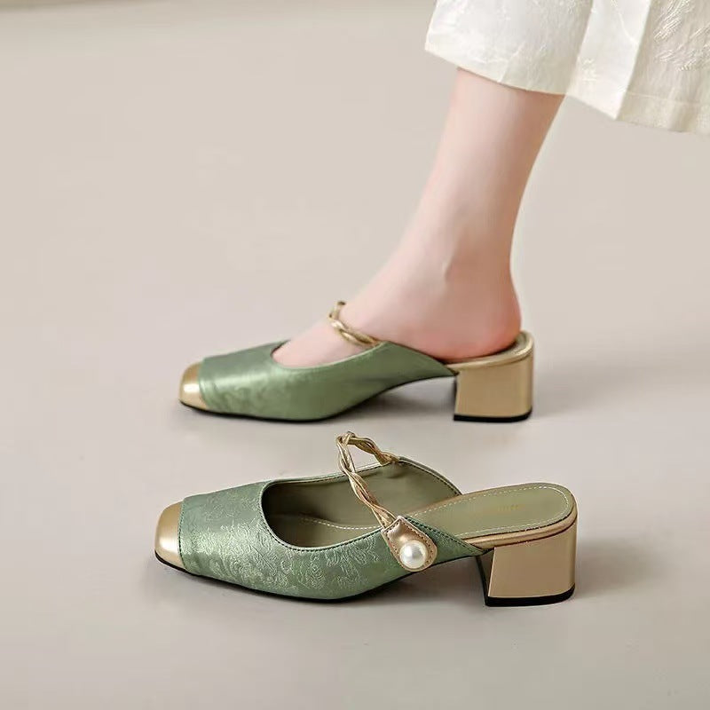 Melina | Leather Mules