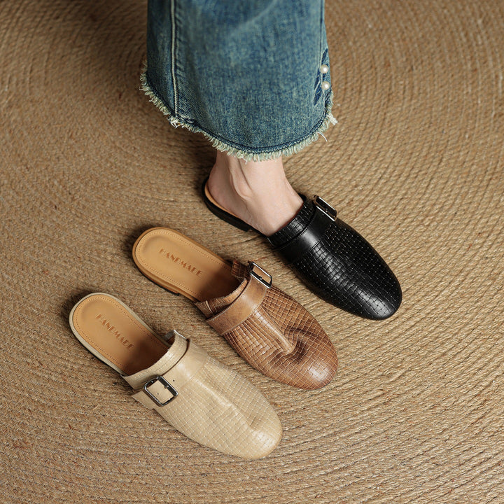 Emrie | Leather Mules