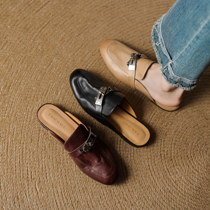 Carla | Leather Mules