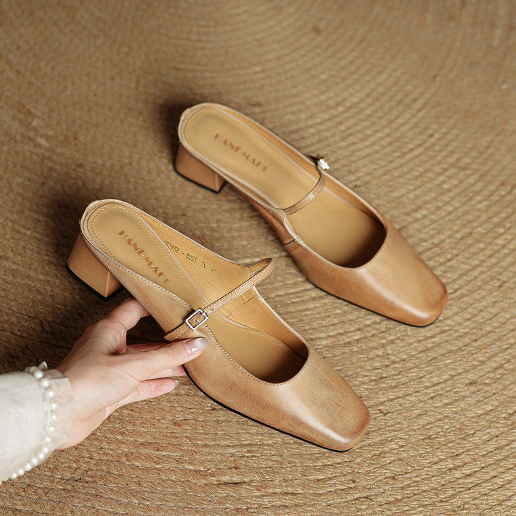 Esmer | Leather Mules