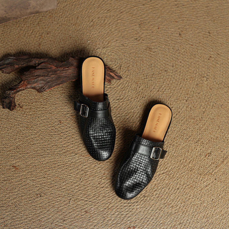 Emrie | Leather Mules
