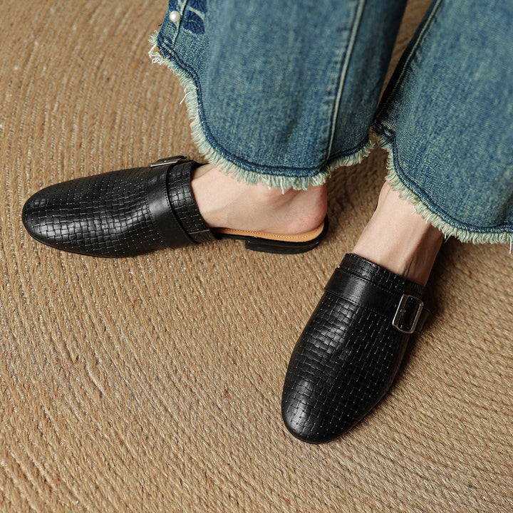 Emrie | Leather Mules