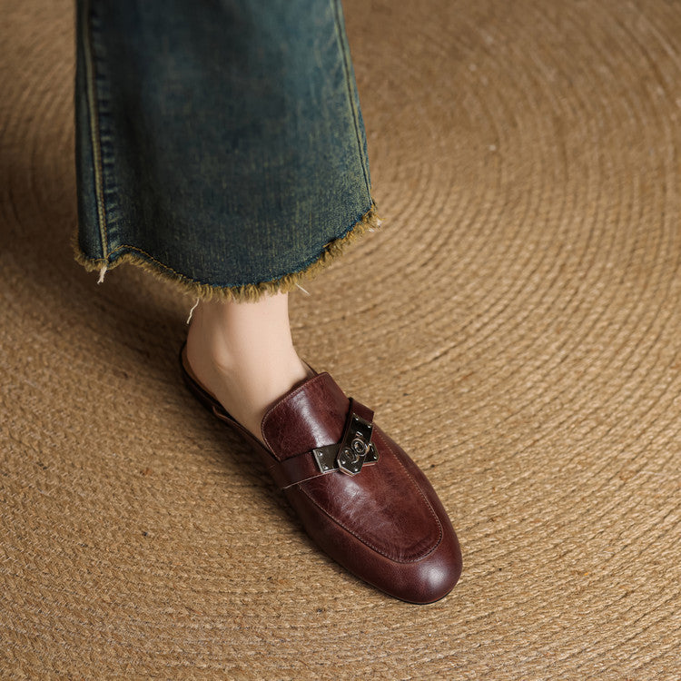 Carla | Leather Mules