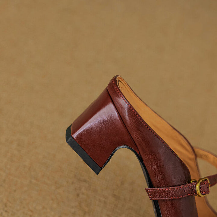 Vian | Leather Mules