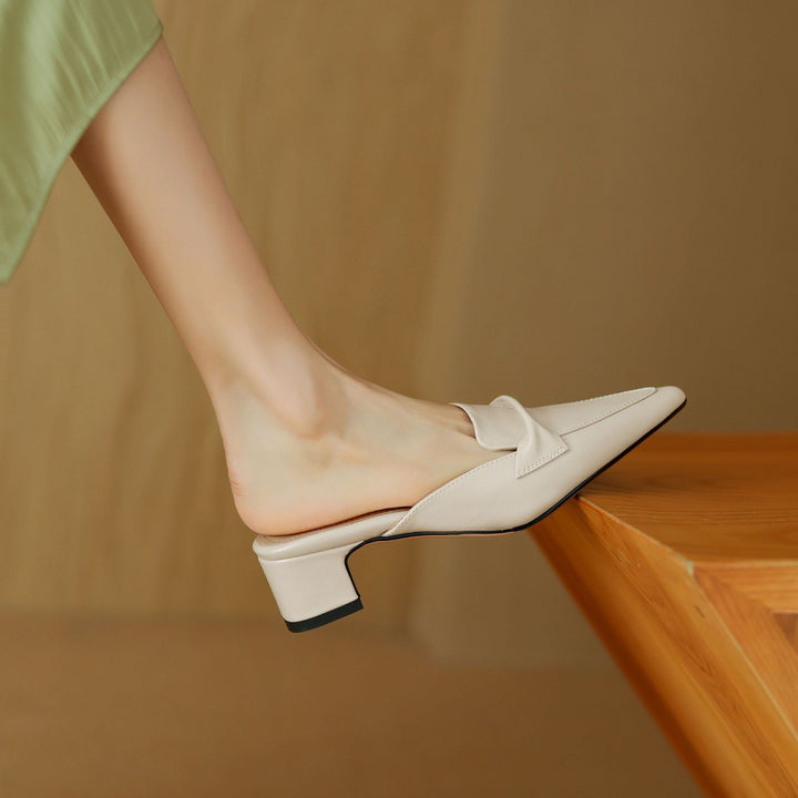 Erlen | Leather Mules