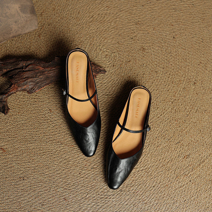 Orella | Leather Mules